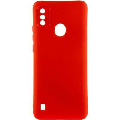 Чохол Silicone Lakshmi A Full Camera для ZTE Blade A51 Червоний / Red 64047