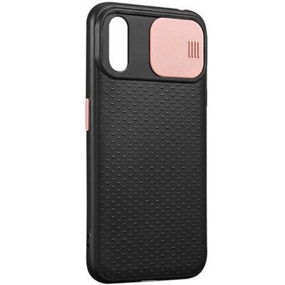 Чохол Camsh Black для Samsung Galaxy A50/A30s Чорний / Rose Gold 44555