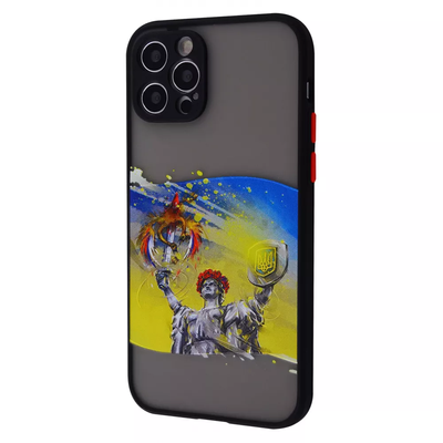 Чохол патріотичний WAVE Ukraine Shadow Matte для iPhone 11 Pro Motherland 65242