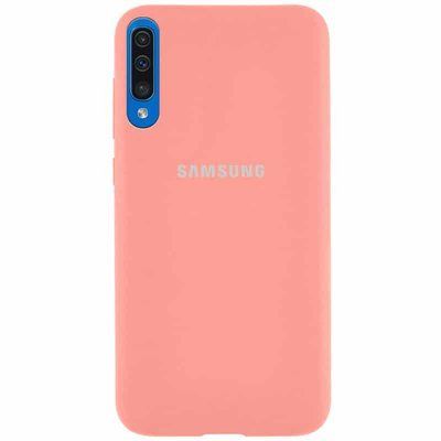 Чохол Silicone Cover для Samsung Galaxy A50/A30s Персиковий / Peach 38080
