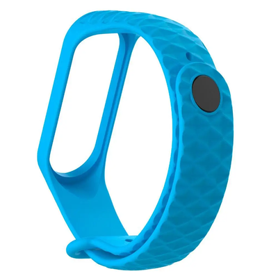 Ремешок Silicone Rhomb для Xiaomi Mi Band 3/4 Синий 80943