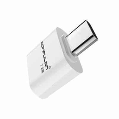Адаптер Konfulon Z09 USB to Type-C White 37522