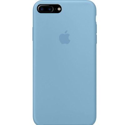 Чехол Silicone Case 360 для Iphone 7 / 8 / SE 2020 Голубой / Cornflower 67044