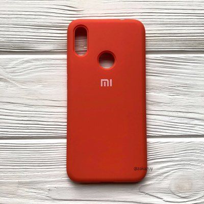 Чохол Silicone Cover для Xiaomi Redmi 7 Помаранчевий 34228