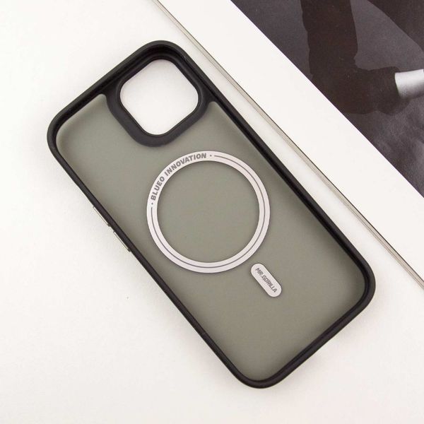Чехол Blueo Skin Friendly Frosted MagSafe для Iphone 15 Черный 84094