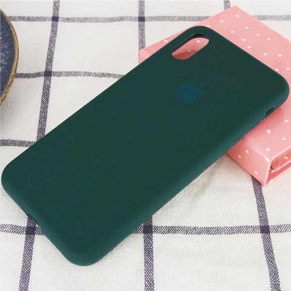 Чохол Silicone Case 360 ​​для Iphone XR Зелений / Forest green 81411
