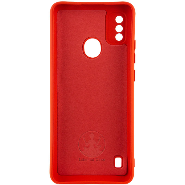Чохол Silicone Lakshmi A Full Camera для ZTE Blade A51 Червоний / Red 64047