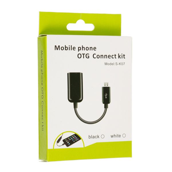 Адаптер Hoco UA10 OTG USB to MicroUSB Silver 41305