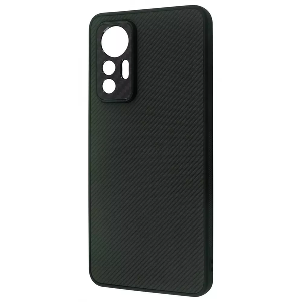 Чехол Graphite Case под карбон для Xiaomi 12 Lite Forest green 80024