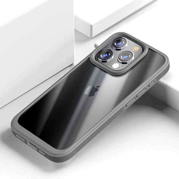 Чохол полупрозорий Pulse для Iphone 15 Pro Grey 81195