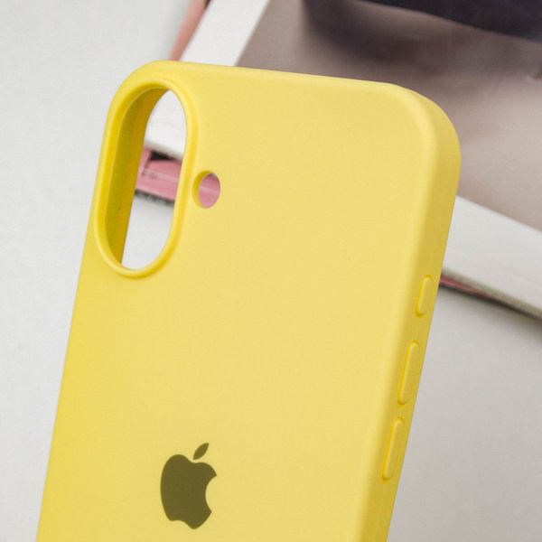 Чехол Silicone Case для Iphone 16 Plus Желтый / Yellow