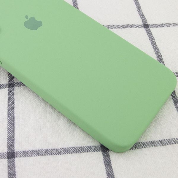 Чохол Silicone Case Square для Iphone 7 / 8 / SE 2020 М'ятний / Mint 56993