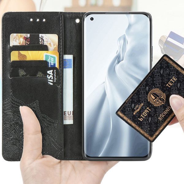 Чохол-книжка Art Case для Xiaomi Mi 11 Lite / 11 Lite 5G NE Чорний 59047