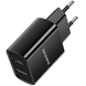 Сетевое зарядное устройство Borofone BA53A Powerway 2USB / 2.1A Black 65092 1