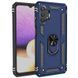 Противоударный чехол Serg Magnet Ring для Samsung Galaxy A52 / A52s Темно-синий 55230