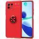 Чохол Din Color Magnet Ring для Xiaomi Mi 11 Lite / 11 Lite 5G NE Червоний 60131