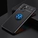 Чохол Din Color Magnet Ring для Xiaomi Redmi Note 10 5G / Poco M3 Pro Чорний / Синій 56938 2