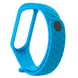 Ремешок Silicone Rhomb для Xiaomi Mi Band 3/4 Синий 80943 1