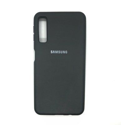 Чохол Silicone Cover для Samsung Galaxy A7 2018 A750 Gray 36226