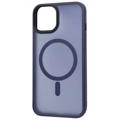 Чохол PHIBR Metal Buttons MagSafe для Iphone 12 Pro Max Deep Navy 86778