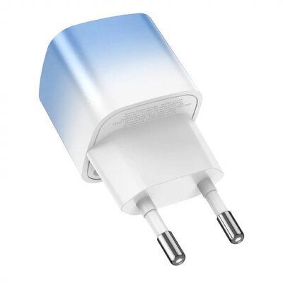 Сетевое зарядное устройство HOCO C101A PD20W Type-C Ice Blue 83691