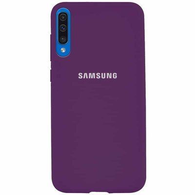 Чохол Silicone Cover для Samsung Galaxy A50/A30s Фіолетовий / Grape 38081