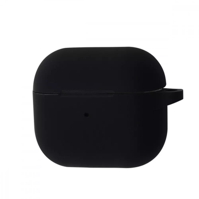 Чехол Silicone New с карабином для Apple Airpods 3 Black 60798