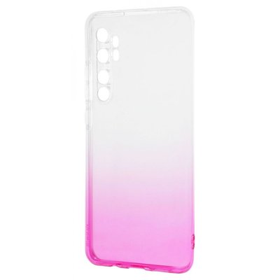 Чехол Gradient для Xiaomi Mi Note 10 Lite White / pink 45335