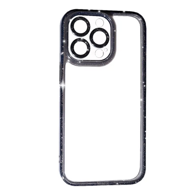Чохол PHIBR Bling для Iphone 12 Pro Max Прозорий / Black 82754