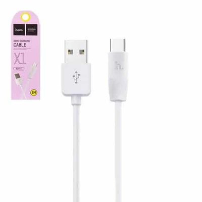 Кабель Hoco X1 USB to Type-C 1м White 36726