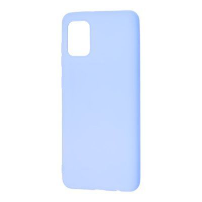 Чехол Matte для Samsung Galaxy A51 Голубой / Lilac Blue 47883
