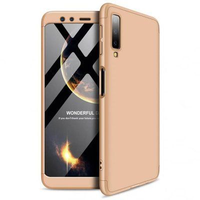 Чехол пластиковый GKK 360 для Samsung Galaxy A7 2018 A750 Золотой 33628