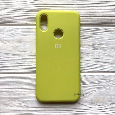 Чохол Silicone Cover для Xiaomi Redmi 7 Жовтий 34229