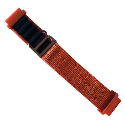 Ремінець Alpine Loop для Xiaomi Amazfit / Samsung 20 mm Black/Orange 86728