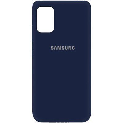 Чохол Silicone Cover A для Samsung Galaxy A51 Синій / Midnight blue 43180