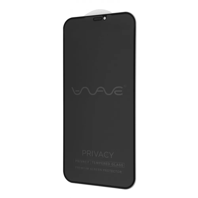 Захисне скло Антишпигун 9H WAVE Privacy для Iphone 12 / 12 Pro Black 80739