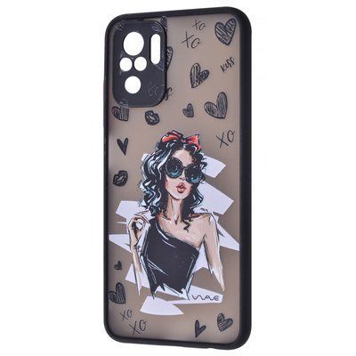 Чехол WAVE Cartoon Case для Xiaomi Redmi Note 10 / Note 10s / Poco M5s Little black dress 54469