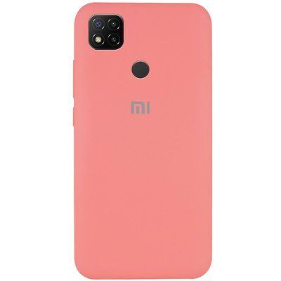 Чехол Silicone Cover для Xiaomi Redmi 9C / 10A Розовый / Peach 46053