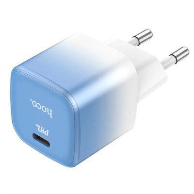 Сетевое зарядное устройство HOCO C101A PD20W Type-C Ice Blue 83691