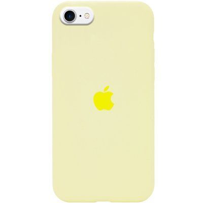 Чохол Silicone Case 360 для Iphone 7 / 8 / SE 2020 Жовтий / Mellow Yellow 53207