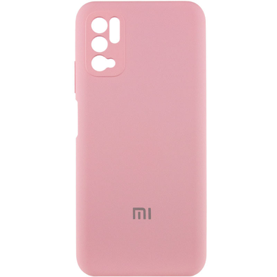 Чохол Silicone Cover Camera для Xiaomi Redmi Note 10 5G / Poco M3 Pro Рожевий / Pudra 66904