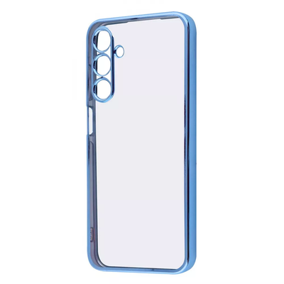 Чехол WAVE Metal Color для Samsung Galaxy M35 5G Прозрачный / Aquamarine