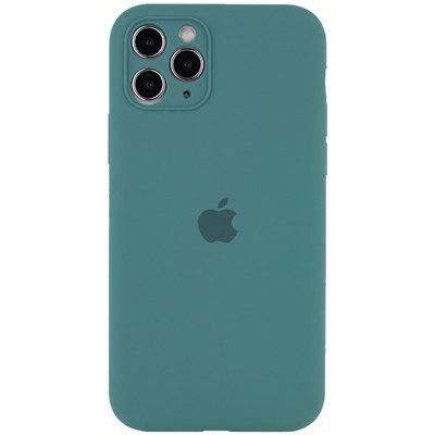Чохол Silicone Case з захистом камери для Iphone 12 Pro Зелений / Pine green 53003