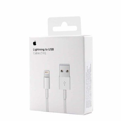 Кабель Apple A quality Lightning to USB in box 1м Білий 36674