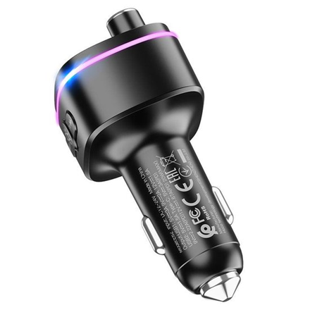 Автомобільний FM модулятор Hoco E62 PD20W+QC3.0 Black 86609