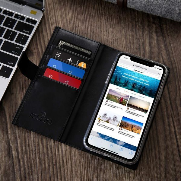 Чехол-книжка Molan Cano Zipper Bestie bag для iPhone 11 Черный 36405