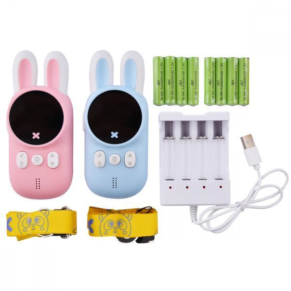 Дитячі рації Kids Walkie-Talkie Rabbit із зарядною станцією 2 шт 55541