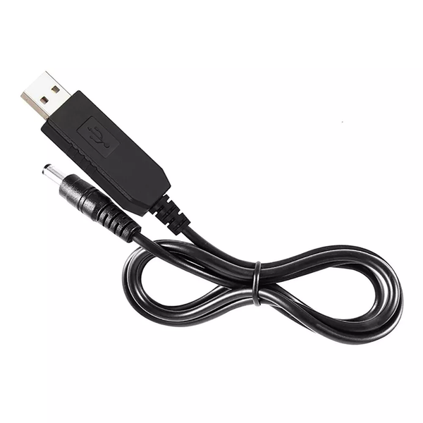 Кабель Stez USB to DC преобразователь для роутеров 5V-12V Black 66653