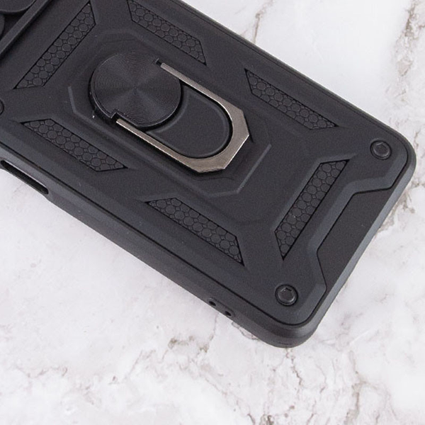 Протиударний чохол Camsh Serg Ring для Samsung Galaxy A73 Чорний 63691