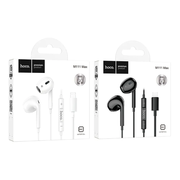 Навушники Hoco M111 Max Lightning Black 89355